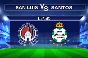 Pronósticos Atlético San Luis vs Santos, Liga MX.