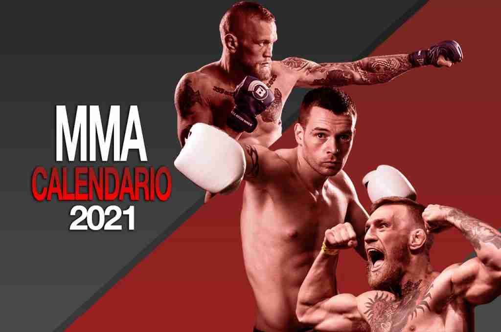 Calendario deportivo MMA 2021