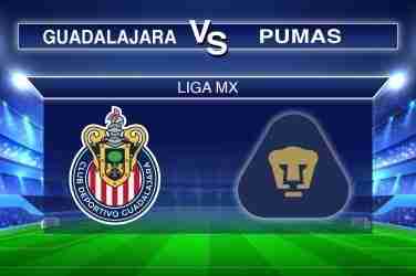 Pronósticos Guadalajara vs Pumas, Liga MX