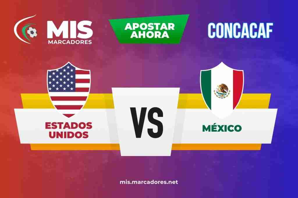 Estados Unidos vs México, ¡apuesta en el clásico de la CONCACAF!