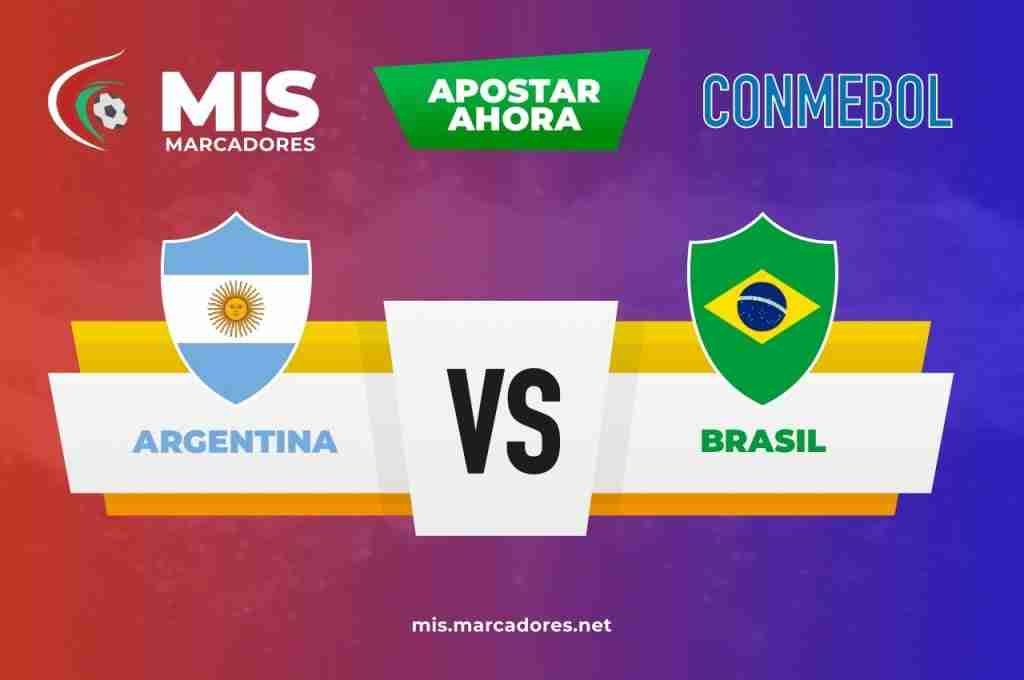 Argentina vs Brasil. ¡Apuesta y gana con el clásico de la CONMEBOL!