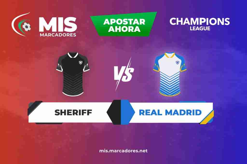 Sheriff vs Real Madrid, las claves para tus apuestas en Champions League.