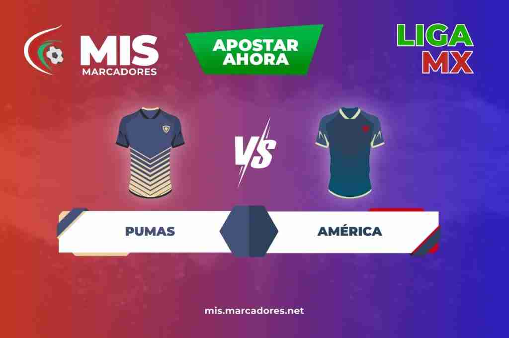 Pumas vs América pronóstico. Gana dinero con la Liga MX.