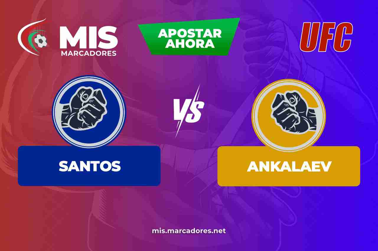 Pronósticos Santos vs Magomed Ankalaev, UFC | 12/03/2022