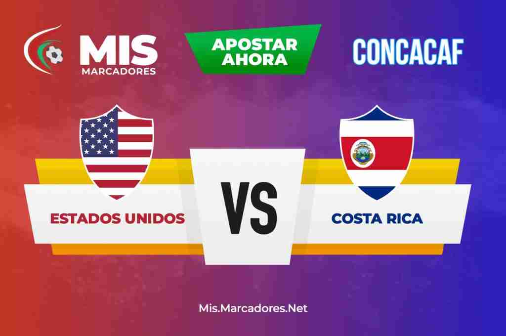 Partido Estados Unidos vs Costa Rica. ¿Quién será el ganador?