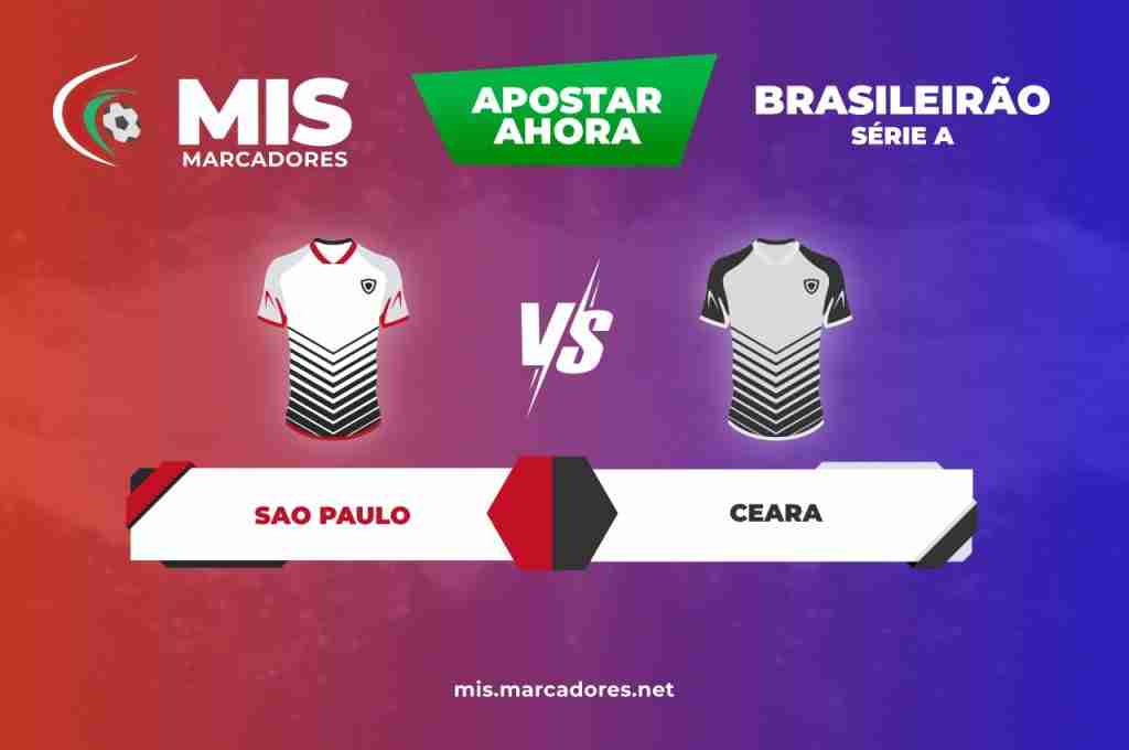 Ceara vs Sao Paulo. ¡Apuesta hoy en la Serie A Brasileña!