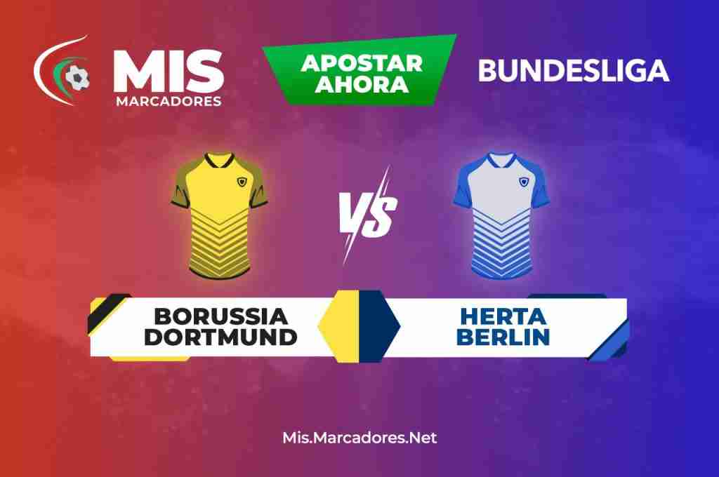 Borussia Dortmund vs Herta Berlin. Arma tus picks en Bundesliga.